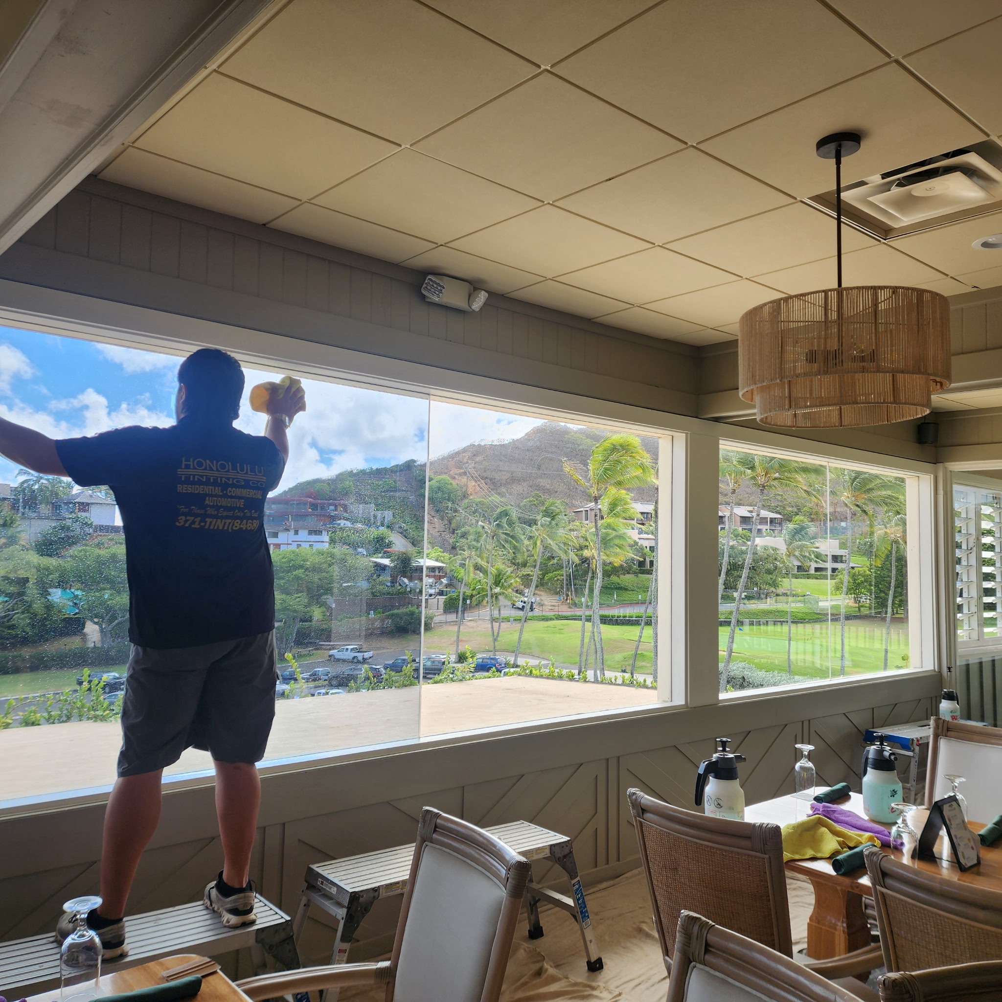 Professional commercial application - Honolulu Tinting Co.